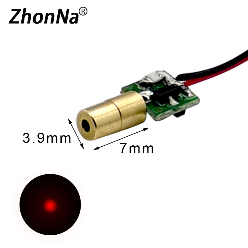 Industrial Laser Line - Module Laser rouge 650nm 5mW, Point