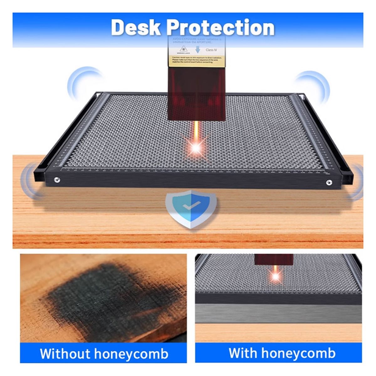 Industrial Laser Table - Table de travail en nid d'abeille