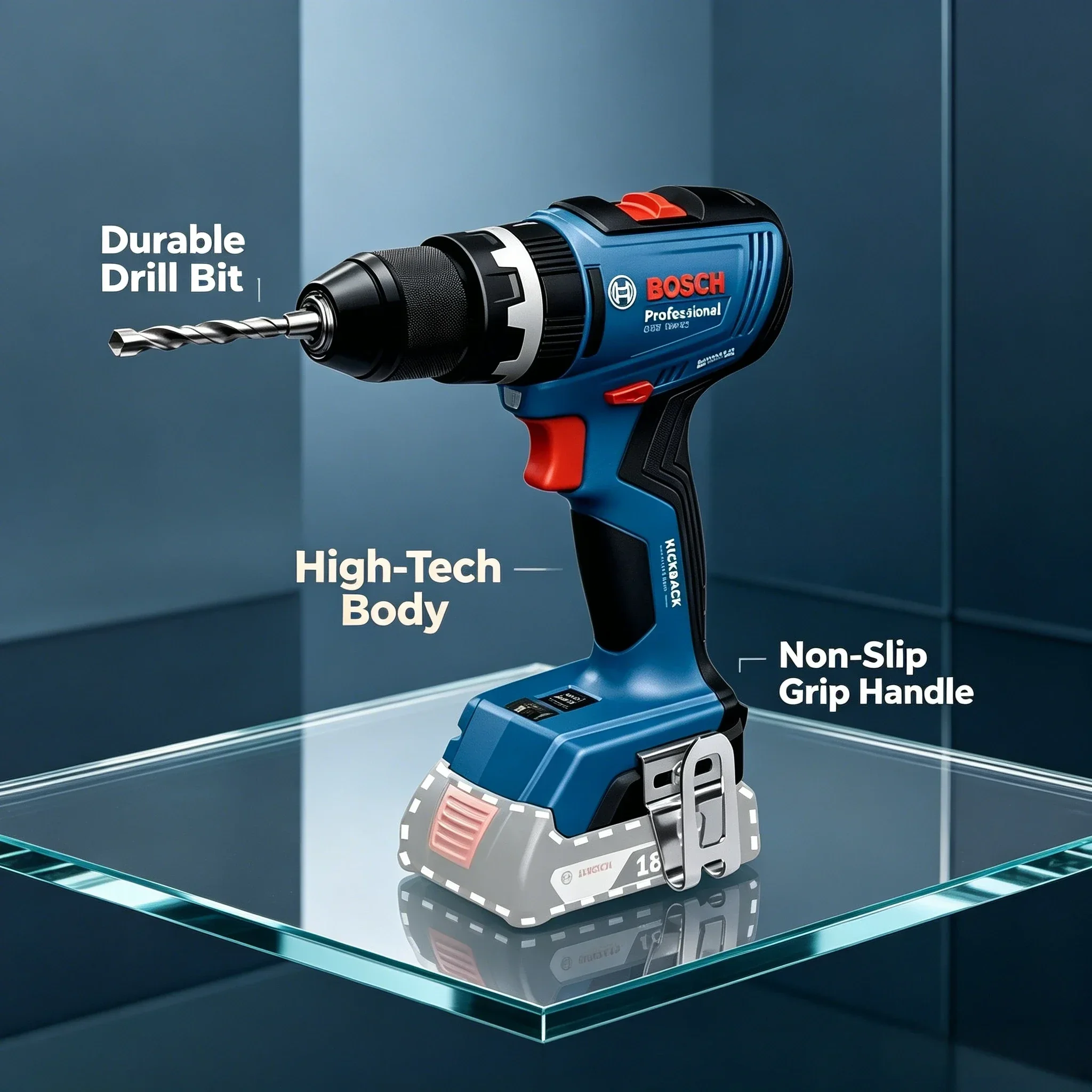Bosch Drill Gsb 18V - Kit perceuse-visseuse sans fil Bosch GSB