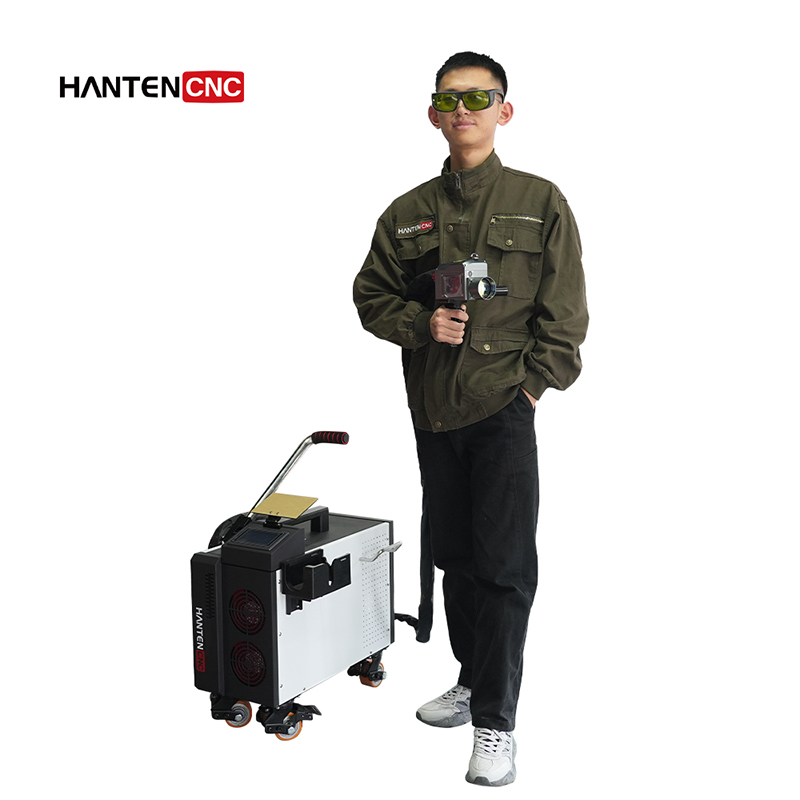 Industrial Laser Rust Remover - Nettoyeur laser pulsé 500W refroidi par
