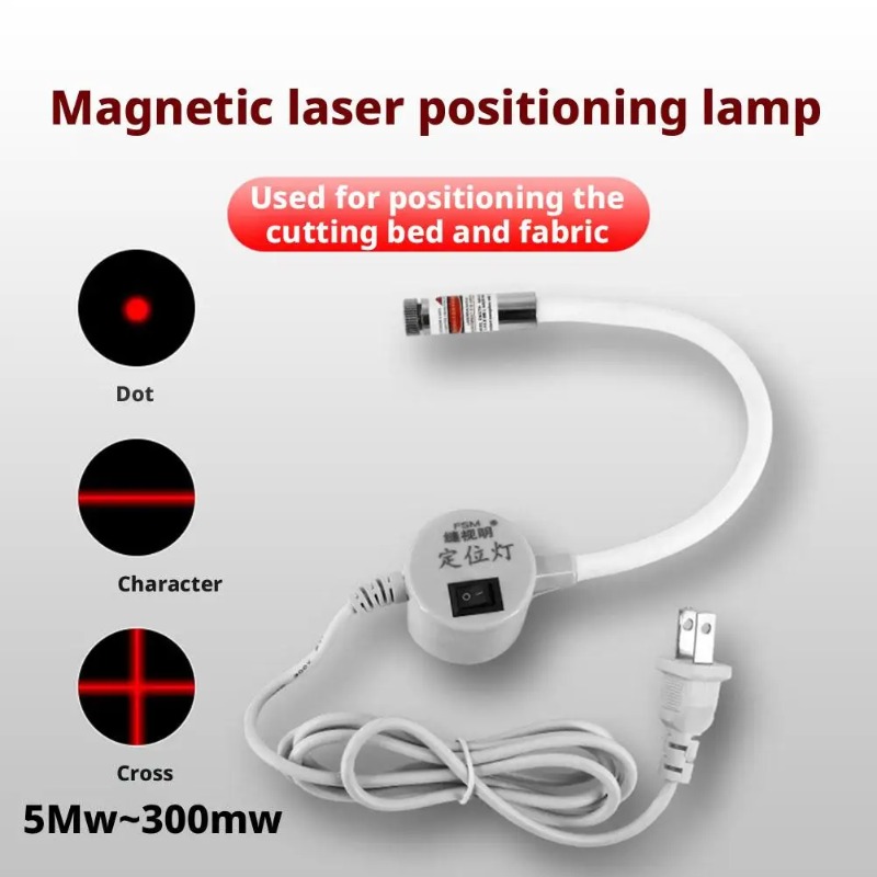 Industrial Laser Line - Lampe de positionnement laser rouge alimentée