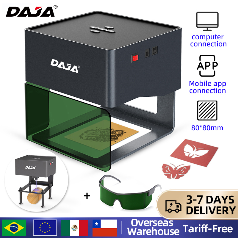 Industrial Laser Cutting Machine - DAJA DJ6 Mini graveur Laser Portable