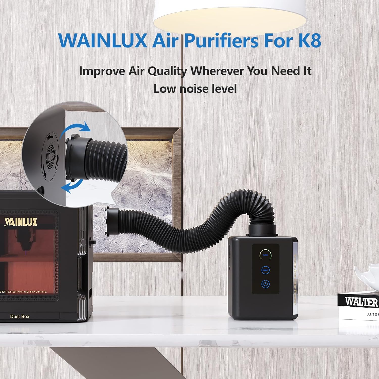 WAINLUX Mini purificateur d'ai - Industrial Laser Fume Extractor avis et prix